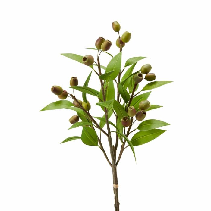 Artificial Plants, Flowers & Stems |  Botanical Green Gum Nuts Stem Artificial Plants, Flowers & Stems Artificial Plants, Flowers & Stems