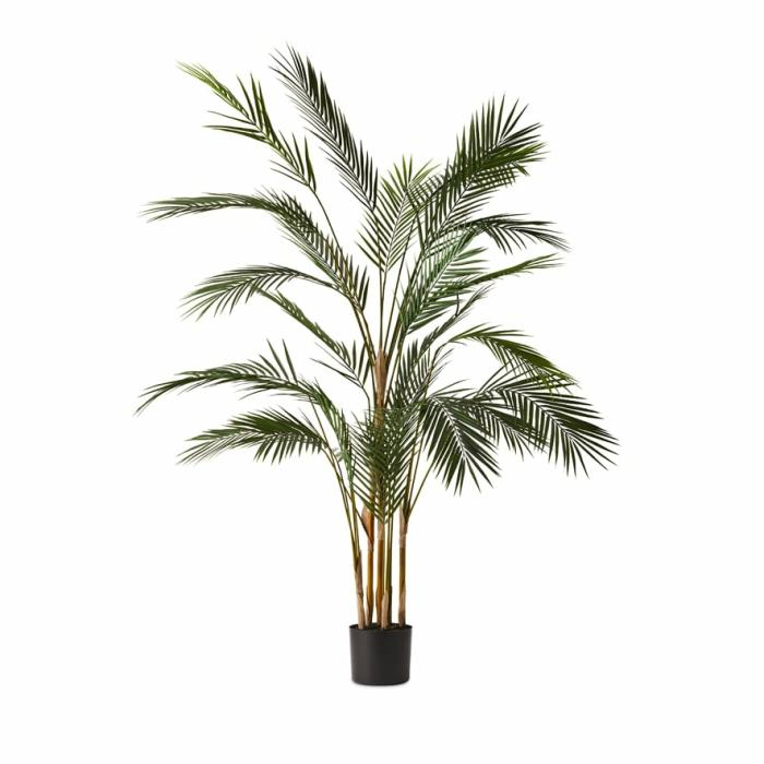 Artificial Plants, Flowers & Stems |  Evergreen Green Palm Tree Artificial Plants, Flowers & Stems Artificial Plants, Flowers & Stems