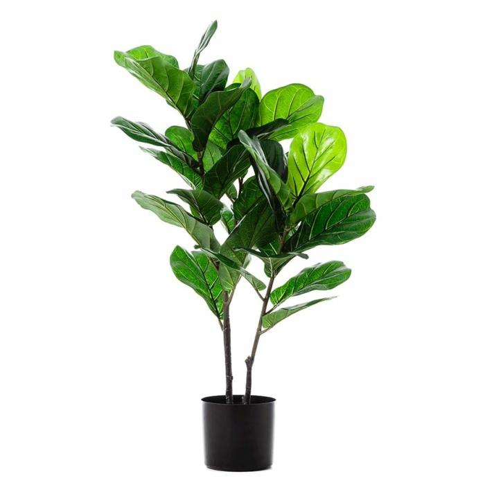 Artificial Plants, Flowers & Stems |  Fiddle Fig Potted Plant 100Cm Artificial Plants, Flowers & Stems Artificial Plants, Flowers & Stems