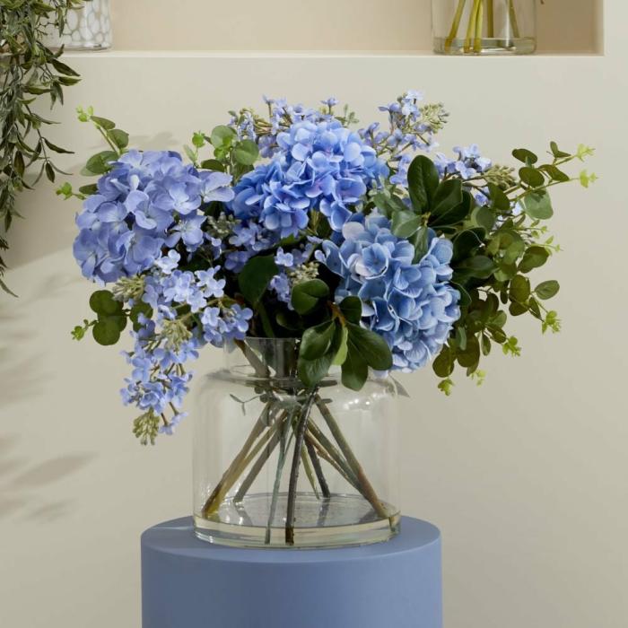 Artificial Plants, Flowers & Stems |  Fleurs Dans L’Eau Blue Hydrangea Artificial Plants, Flowers & Stems Artificial Plants, Flowers & Stems