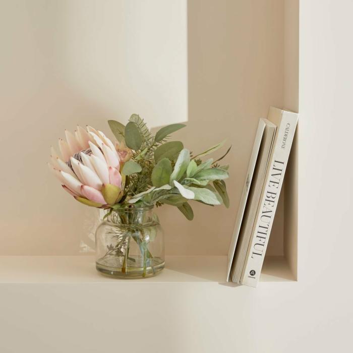 Artificial Plants, Flowers & Stems |  Fleurs Dans L’Eau Pink Protea Artificial Plants, Flowers & Stems Artificial Plants, Flowers & Stems