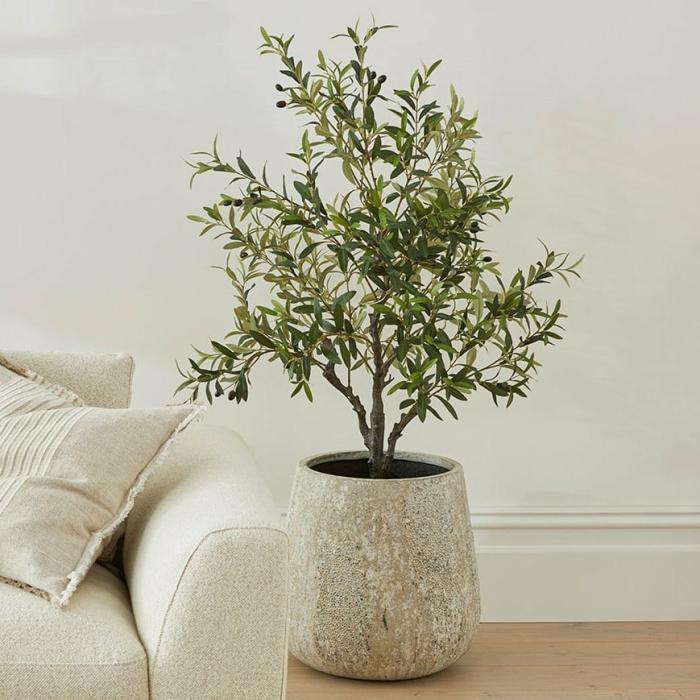 Artificial Plants, Flowers & Stems |  Green Olive Tree 125Cm Artificial Plants, Flowers & Stems Artificial Plants, Flowers & Stems