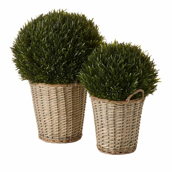 Artificial Plants, Flowers & Stems |  Green Rosemary In Basket Artificial Plants, Flowers & Stems Artificial Plants, Flowers & Stems