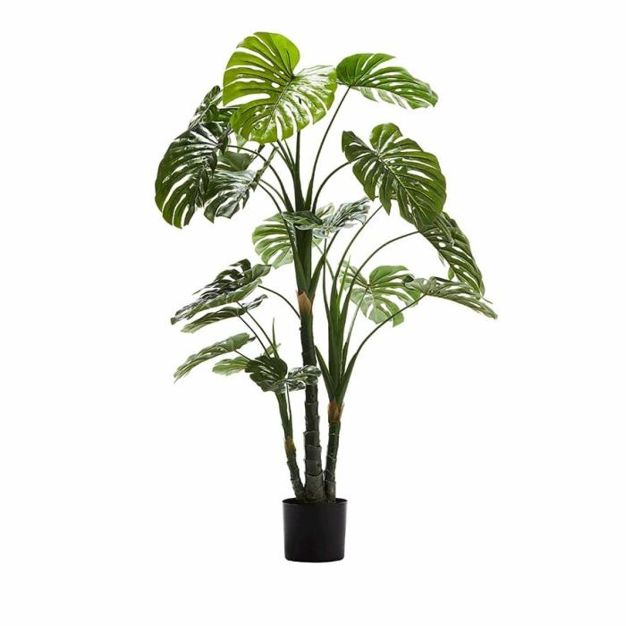 Artificial Plants, Flowers & Stems |  Monstera 3 Stem Potted Plant 150Cm Artificial Plants, Flowers & Stems Artificial Plants, Flowers & Stems