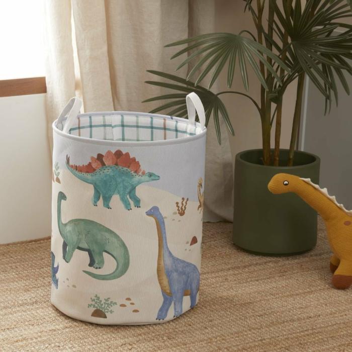 Baskets & Storage |  Dino Explore Printed Basket Baskets & Storage Baskets & Storage