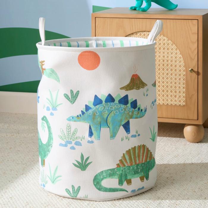 Baskets & Storage |  Dinosaur Habitat Printed Basket Baskets & Storage Baskets & Storage