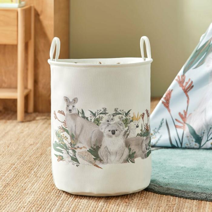 Baskets & Storage |  Gumnut Gully Printed Basket Baskets & Storage Baskets & Storage