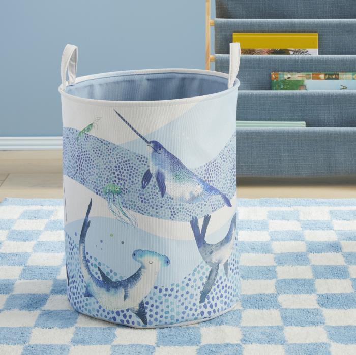 Baskets & Storage |  Make A Splash Printed Basket Baskets & Storage Baskets & Storage