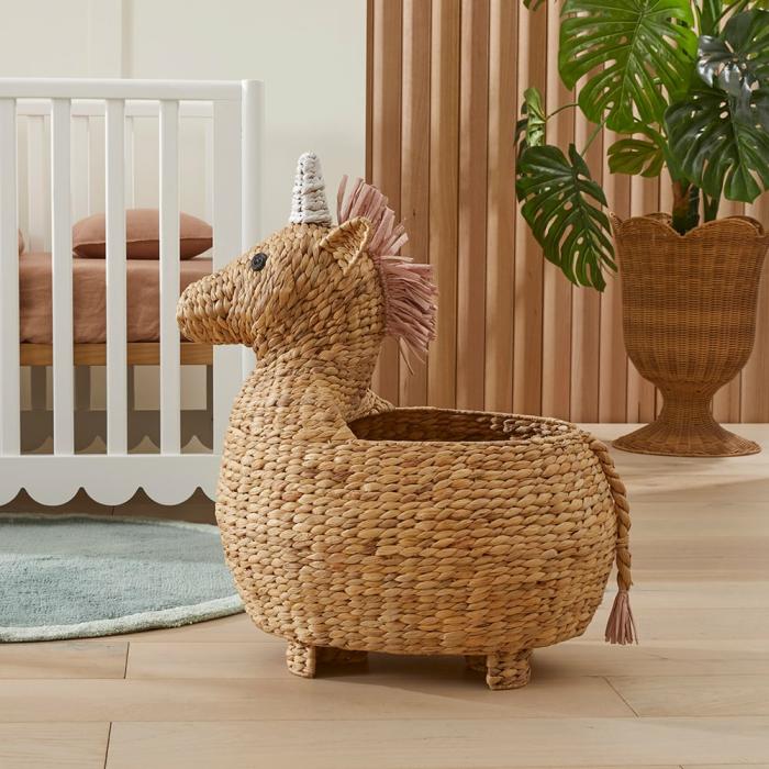 Baskets & Storage |  Novelty Ella Unicorn Storage Basket Baskets & Storage Baskets & Storage