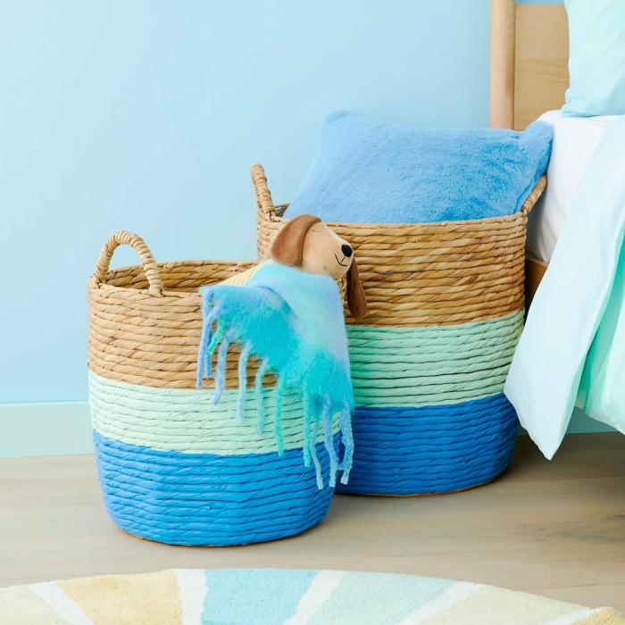 Baskets & Storage |  Taylor Blues Storage Basket Baskets & Storage Baskets & Storage