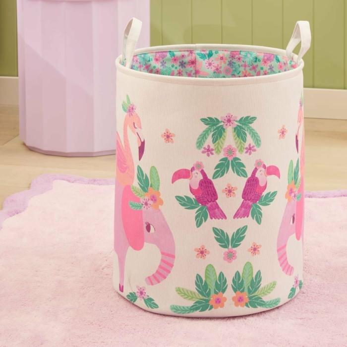 Baskets & Storage |  Tropical Jungle Printed Basket Baskets & Storage Baskets & Storage