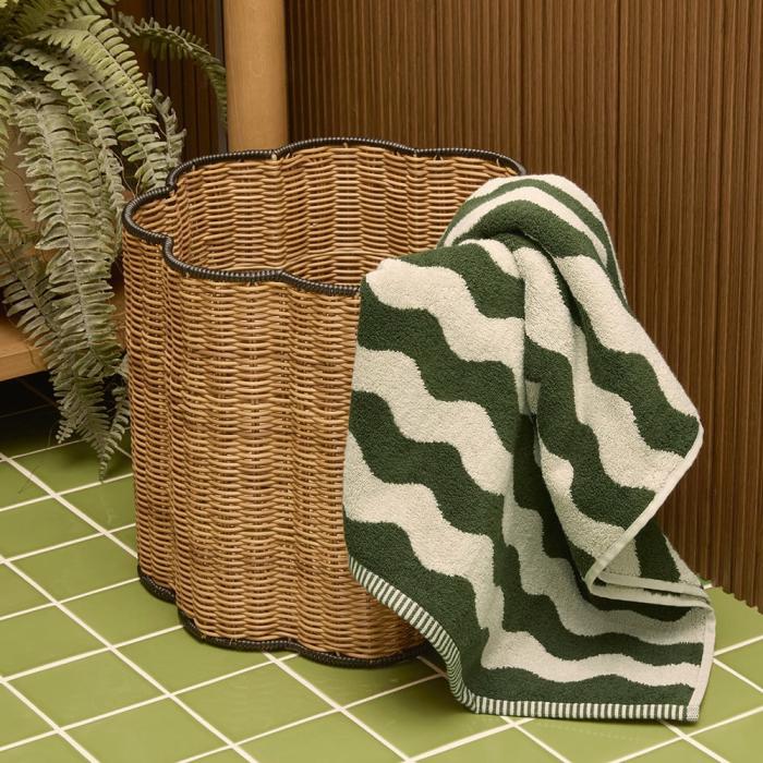 Baskets |  Tyde Natural & Black Storage Basket Baskets Baskets