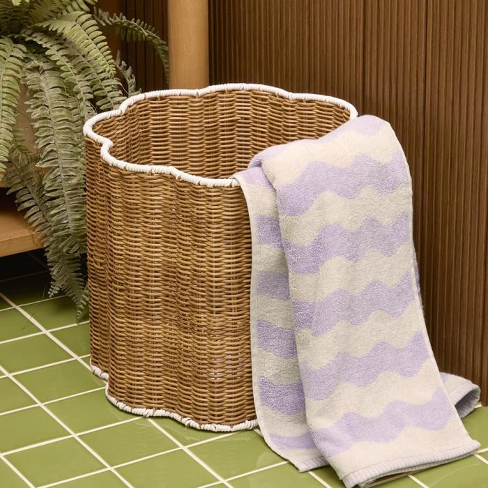 Baskets |  Tyde Natural & White Storage Basket Baskets Baskets