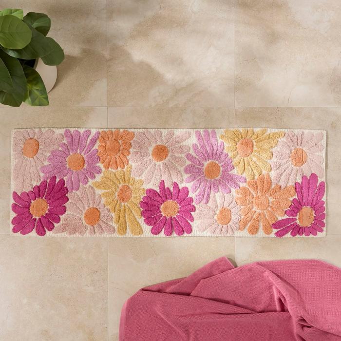 Bath Mats & Bath Runners |  Garden Bed Spiced Berry Multi Bath Runner Bath Mats & Bath Runners Bath Mats & Bath Runners