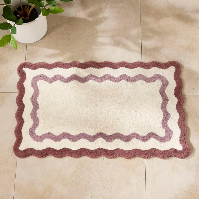 Bath Mats & Bath Runners |  Heather Natural Scallop Bath Mat Bath Mats & Bath Runners Bath Mats & Bath Runners