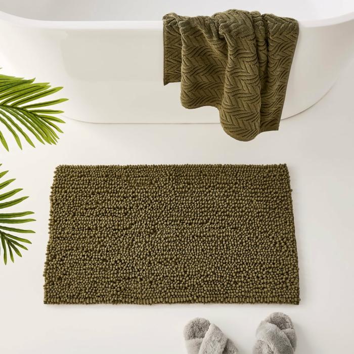 Bath Mats & Bath Runners |  Microplush Avocado Bobble Bath Mat Bath Mats & Bath Runners Bath Mats & Bath Runners