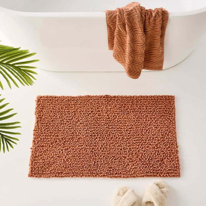 Bath Mats & Bath Runners |  Microplush Earth Bobble Bath Mat Bath Mats & Bath Runners Bath Mats & Bath Runners