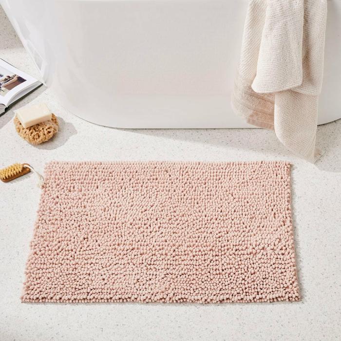 Bath Mats & Bath Runners |  Microplush Nude Pink Bobble Bath Mat Bath Mats & Bath Runners Bath Mats & Bath Runners