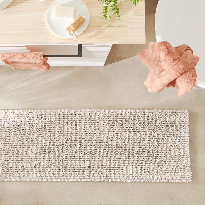 Bath Mats & Bath Runners |  Microplush Stone Marle Bobble Bath Runner Bath Mats & Bath Runners Bath Mats & Bath Runners