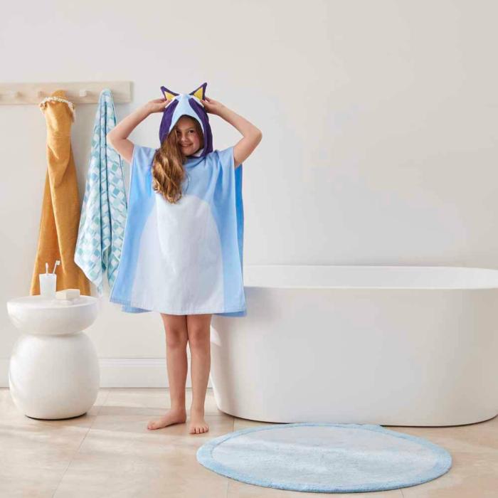 Bath Towels & Face Washers |  Bluey & Friends Bluey Hooded Towel Bath Towels & Face Washers Bath Towels & Face Washers