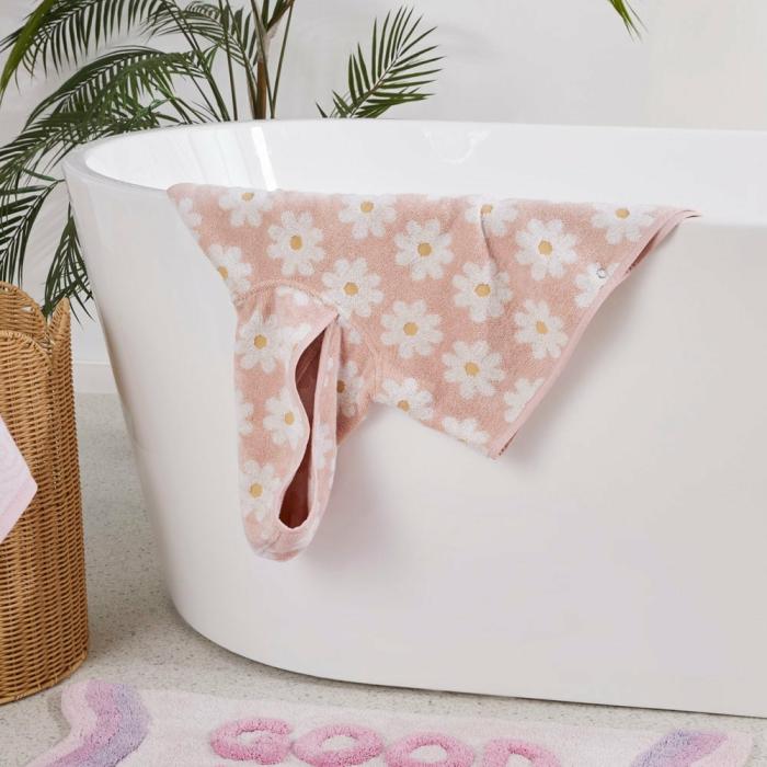 Bath Towels & Face Washers |  Daisy Floral Hooded Baby Bath Towel Bath Towels & Face Washers Bath Towels & Face Washers