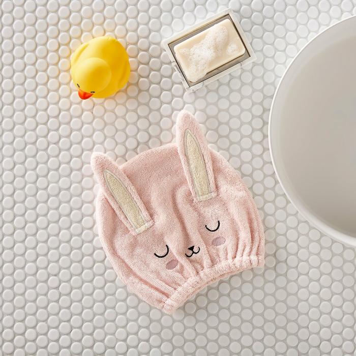 Bath Towels & Face Washers |  Pink Bunny Hair Towel Bath Towels & Face Washers Bath Towels & Face Washers