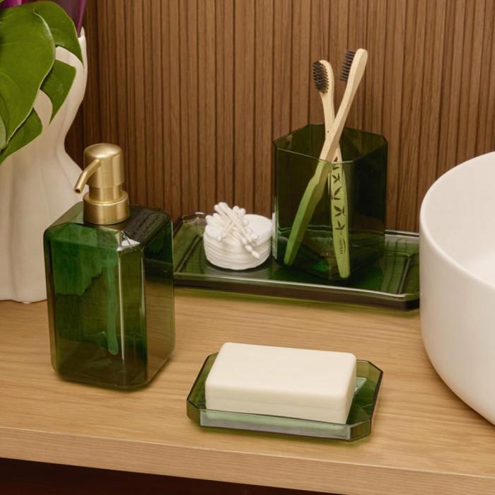 Bathroom Accessories |  Cancun Green Bathroom Accessories Bathroom & Laundry Bathroom Accessories