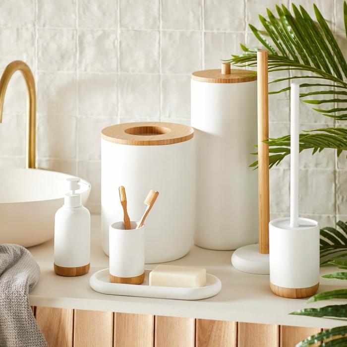 Bathroom Accessories |  Clayton White Bathroom Accessories Bathroom & Laundry Bathroom Accessories