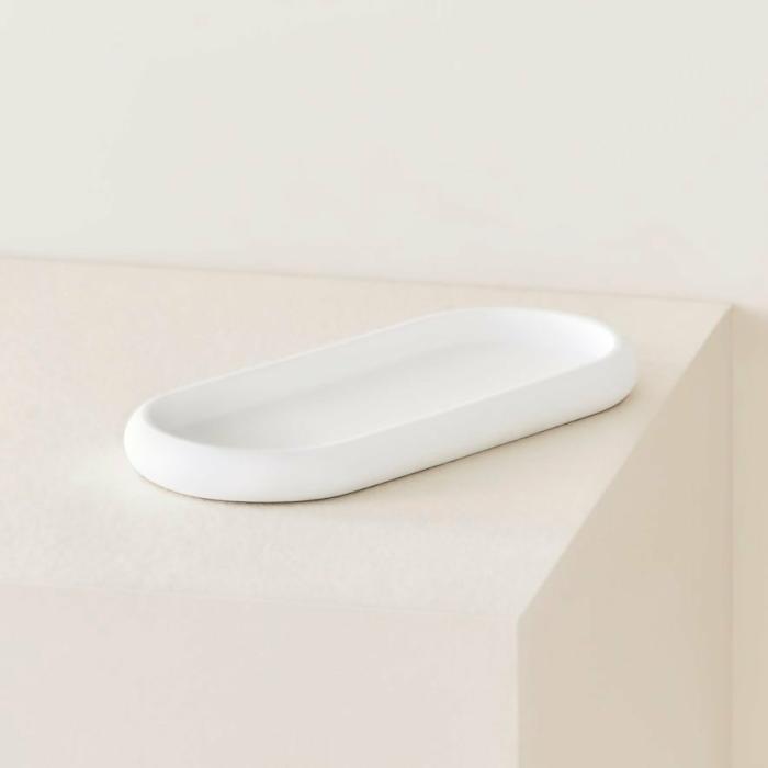 Bathroom Accessories |  Clayton White Tray Bathroom & Laundry Bathroom Accessories