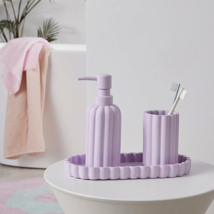 Bathroom Accessories |  Delphine Lilac Bathroom Accessories Bathroom & Laundry Bathroom Accessories