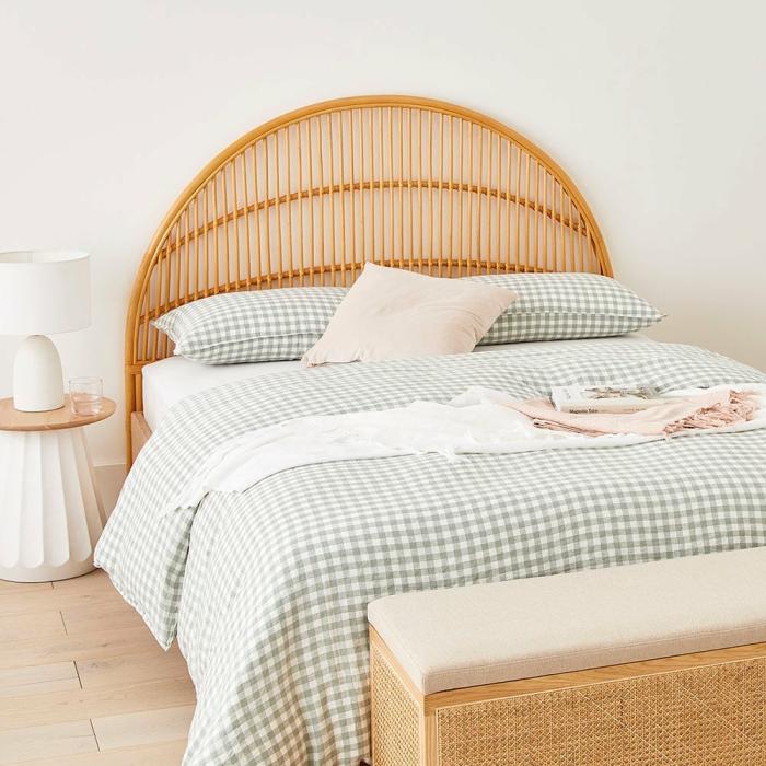 Beds & Bedheads |  Lorne Honey Rattan Bedhead Bedroom Furniture Beds & Bedheads