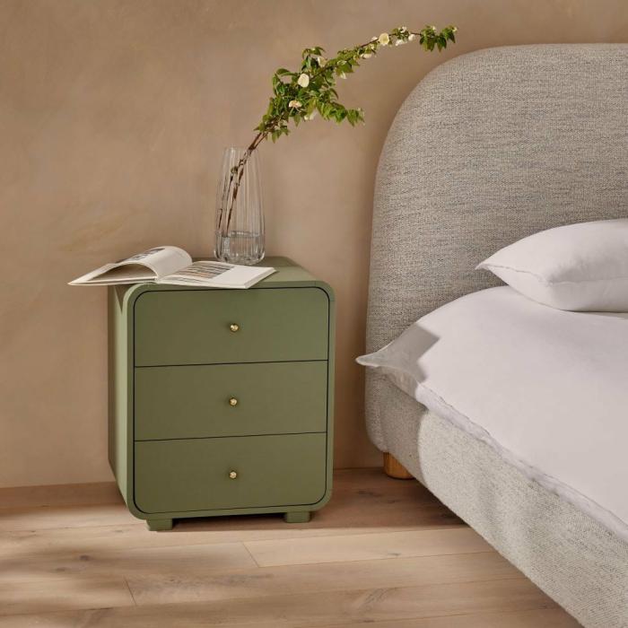 Bedside Tables |  Berkley Fern Bedside Table Bedroom Furniture Bedside Tables