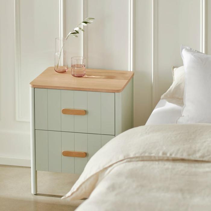 Bedside Tables |  Harley Seafoam Bedside Table Bedroom Furniture Bedside Tables