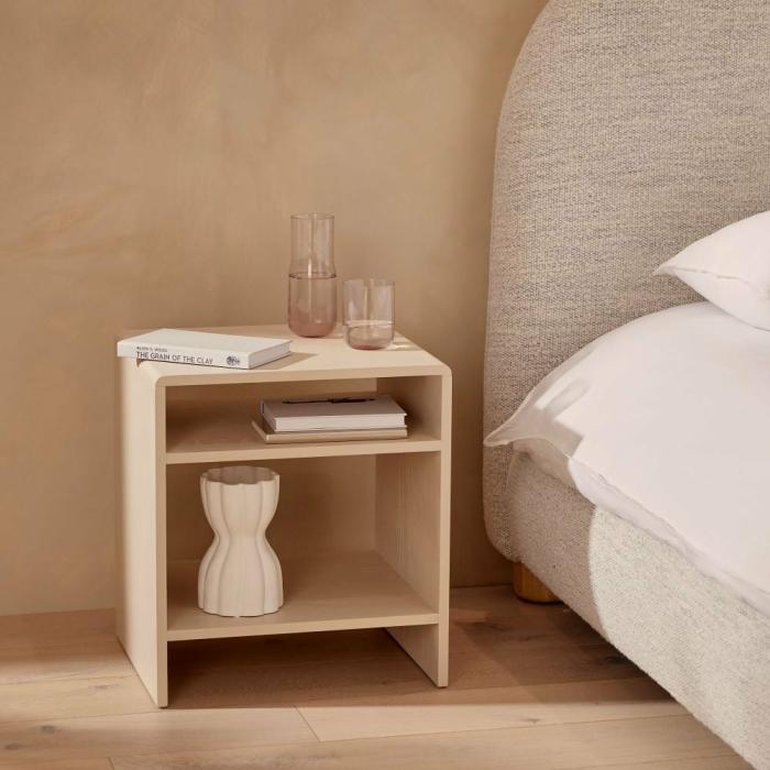 Bedside Tables |  Jensen Oat Bedside Table Bedroom Furniture Bedside Tables