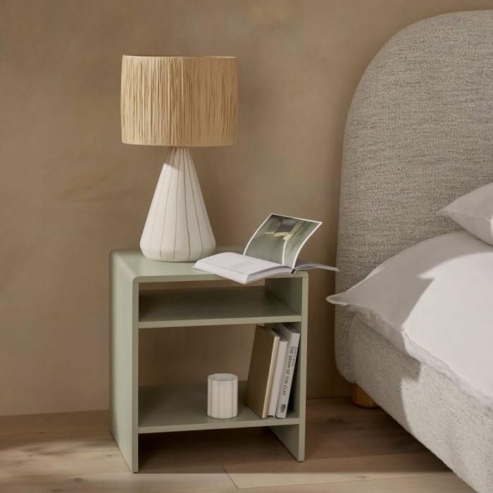 Bedside Tables |  Jensen Pistachio Bedside Table Bedroom Furniture Bedside Tables