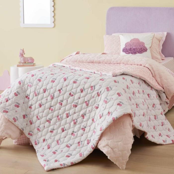 Blankets |  Nova Cherry Love Quilted Blanket Blankets Blankets