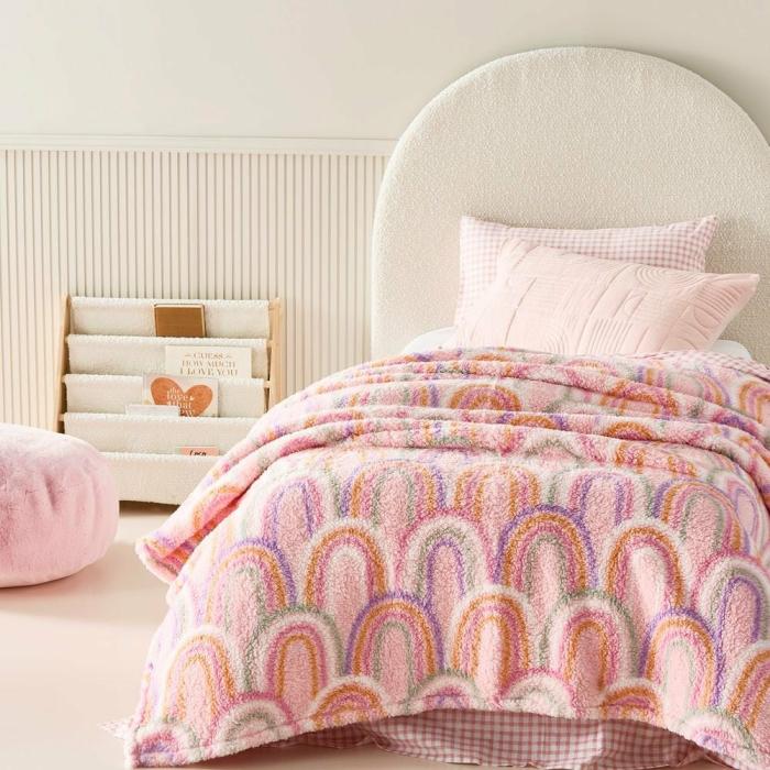 Blankets |  Sammy Rosie Rainbow Sherpa Blanket Blankets Blankets