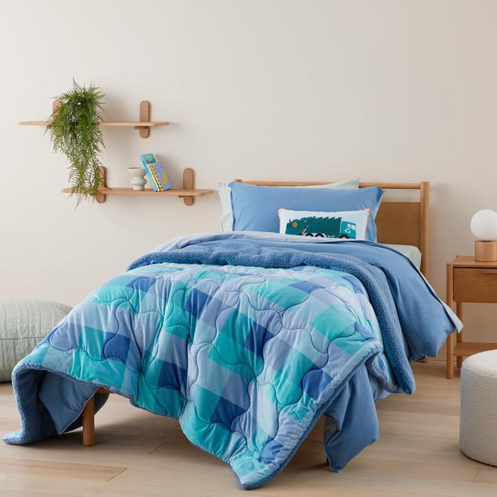 Blankets |  Teddy Blue Henry Check Blanket Blankets Blankets