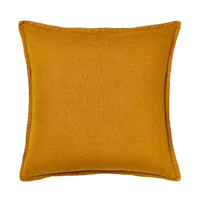 Cushions |  Belgian Bronze Vintage Washed Linen Cushion Cushions Cushions