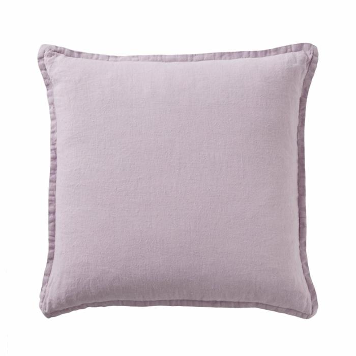 Cushions |  Belgian Viola Vintage Washed Linen Cushion Cushions Cushions