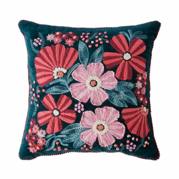 Cushions |  Berry Field Teal Cushion Cushions Cushions