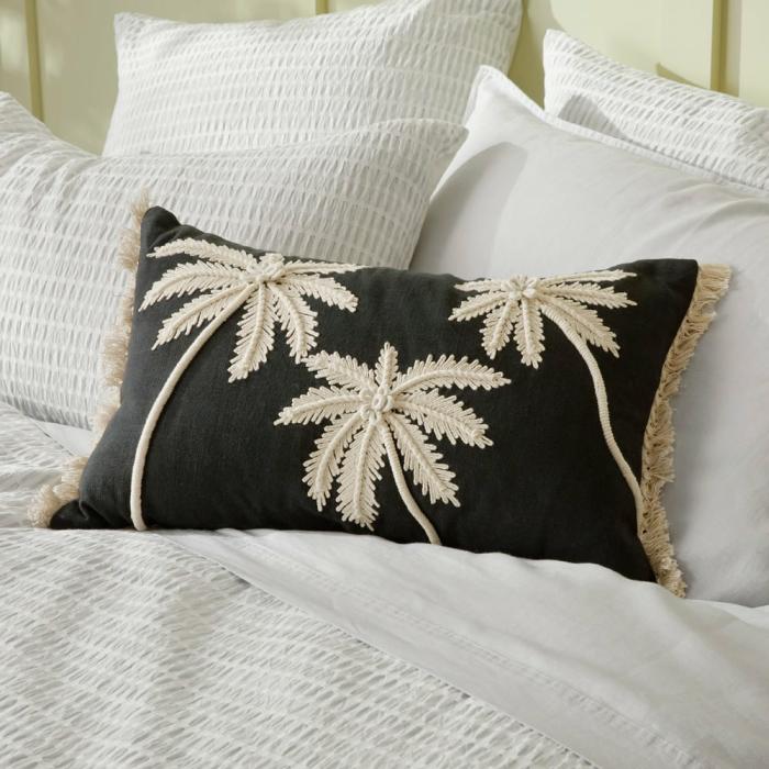 Cushions |  Boca Palm Black Cushion Cushions Cushions