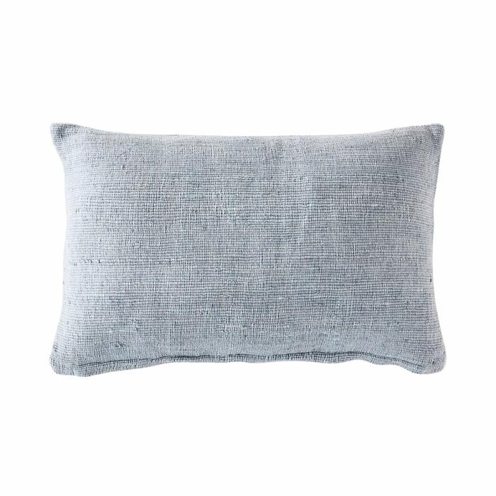 Cushions |  Caspian Denim & White Long Cushion Cushions Cushions