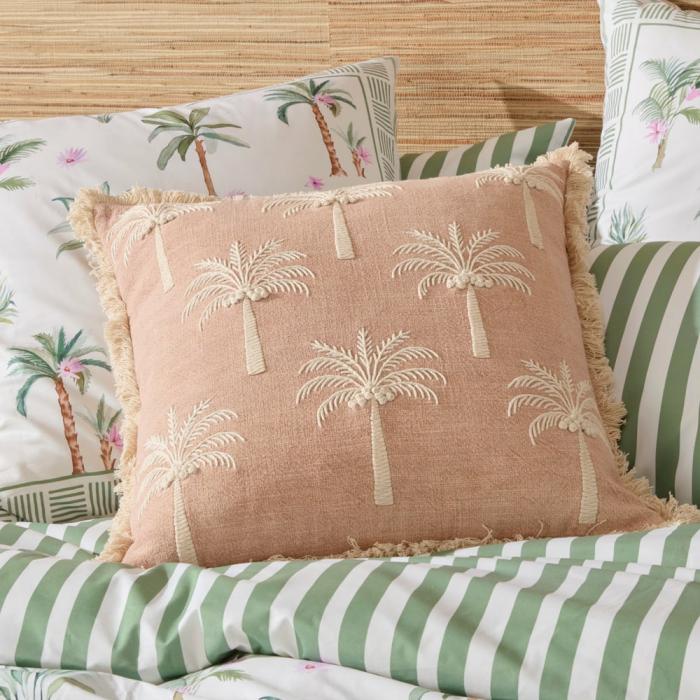 Cushions |  Coconut Palm Pink Cushion Cushions Cushions