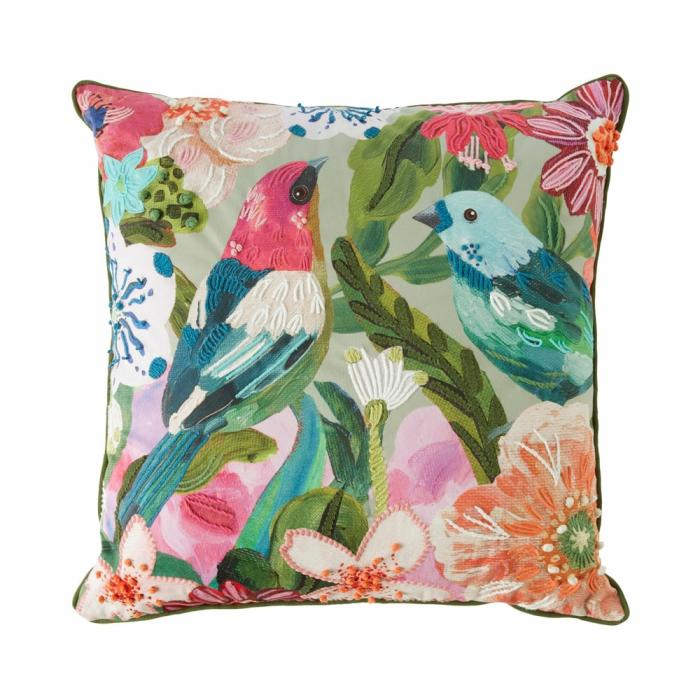 Cushions |  Florentina Sage Floral Cushion Cushions Cushions