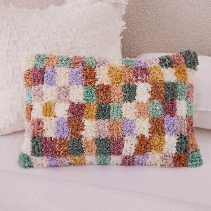 Cushions |  Hadley Neapolitan Check Cushion Cushions Cushions