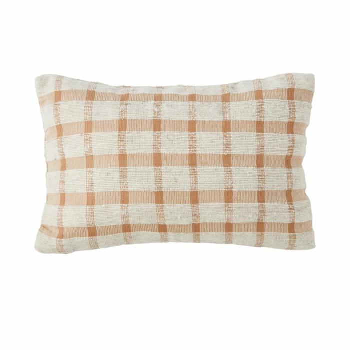 Cushions |  Izamal Caramel Check Cushion Cushions Cushions