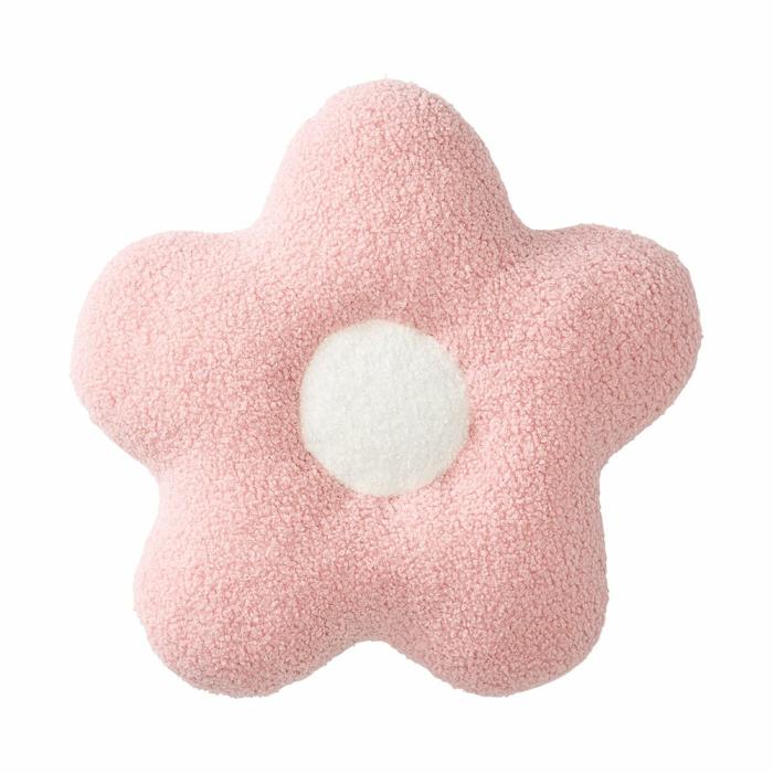 Cushions |  Sweet Flower Candy Pink Boucle Cushion Cushions Cushions