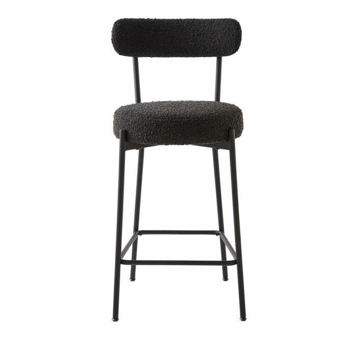 Dining Chairs, Tables & Counter Stools |  Remi Black Boucle Counter Chair Dining Chairs, Tables & Counter Stools Dining Chairs, Tables & Counter Stools