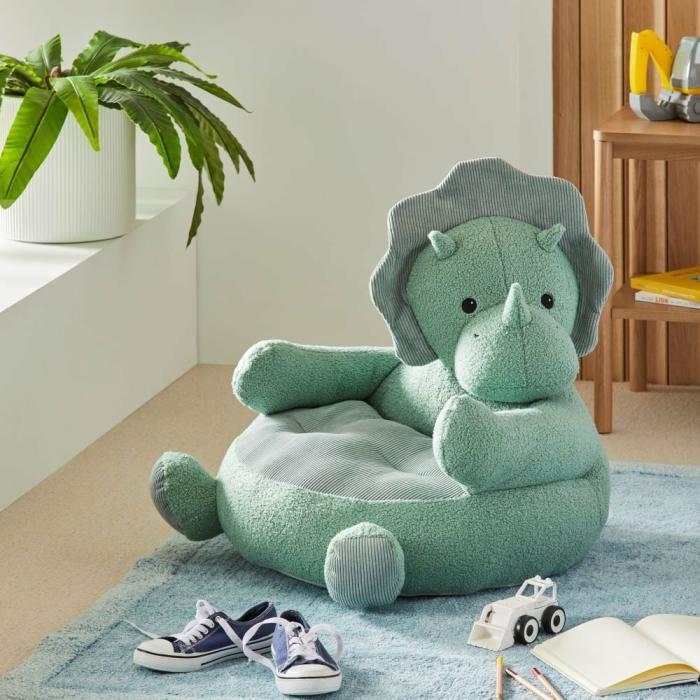 Flip Out Sofas |  Trip Triceratops Sage Cuddle Chair Flip Out Sofas Flip Out Sofas